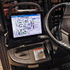 Tablet with USB Port Mounted in Forklift Thumbnail